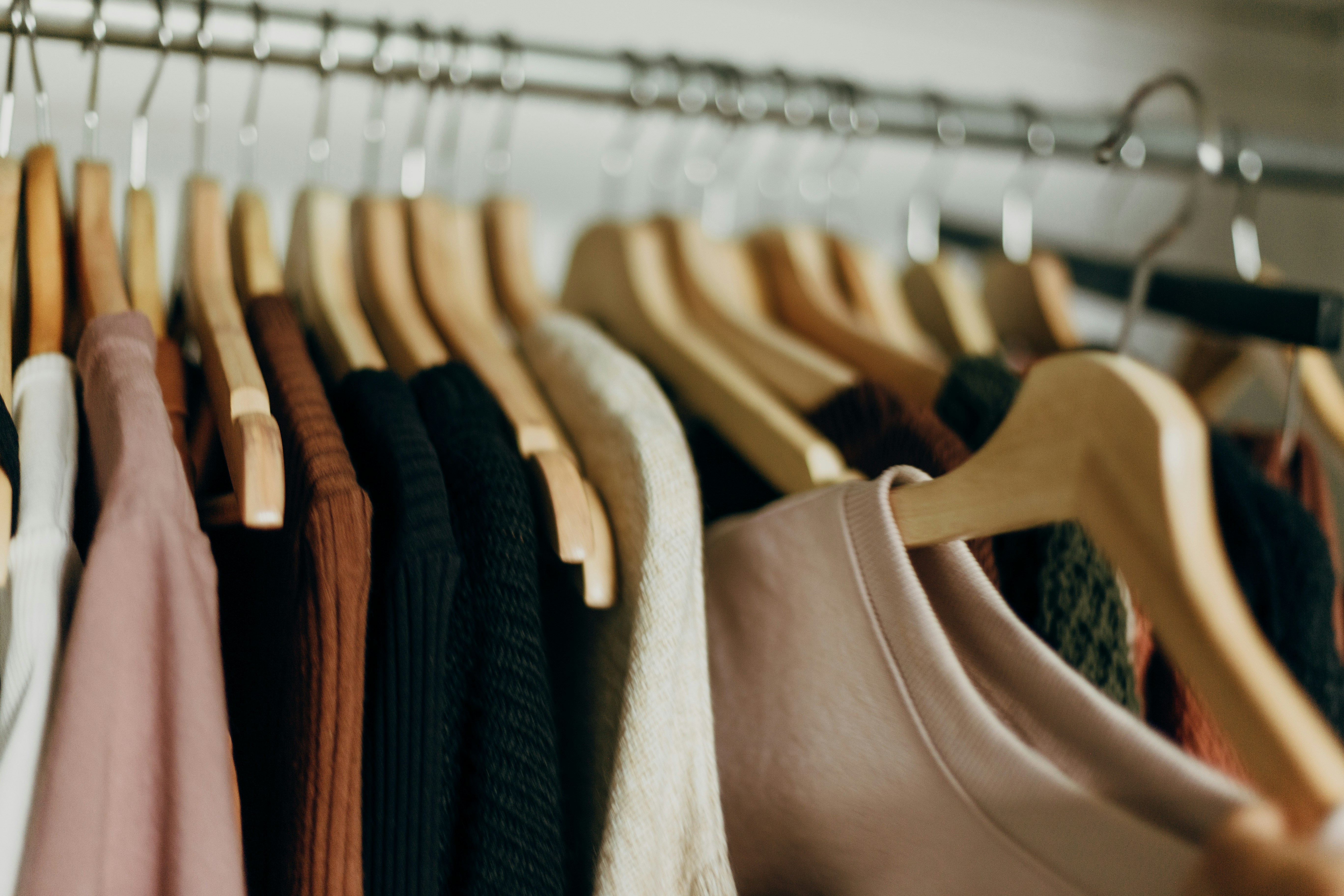 A creator's wardrobe, treated as a working archive.